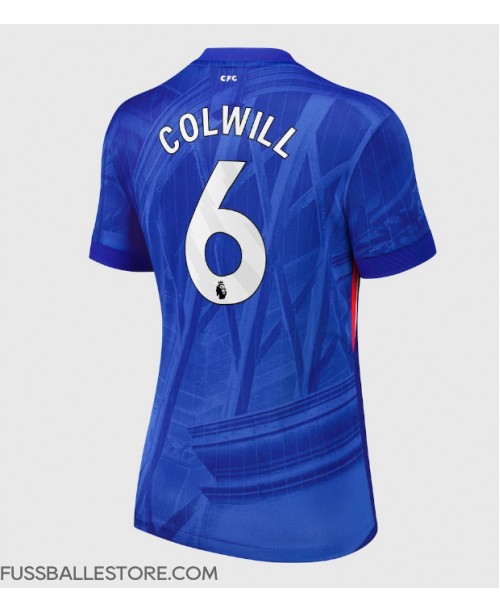 Günstige Chelsea Levi Colwill #6 Heimtrikot Damen 2025-26 Kurzarm Günstige Chelsea Levi Colwill #6 Heimtrikot Damen 2025-26 Kurzarm